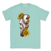 Seafoam sport baseball  lightning bolt Classic Tee - texasbilliewilder