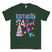 Sports Green birthday girl 4 Classic Tee - BundleAndBundleShop