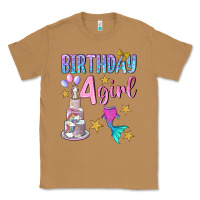 Toasted Coconut birthday girl 4 Classic Tee - BundleAndBundleShop