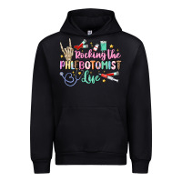 Black rocking the phlebotomist life Urban Hoodie - MaliasSmallBusiness