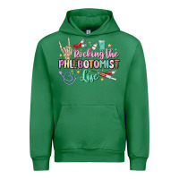 Emerald rocking the phlebotomist life Urban Hoodie - MaliasSmallBusiness