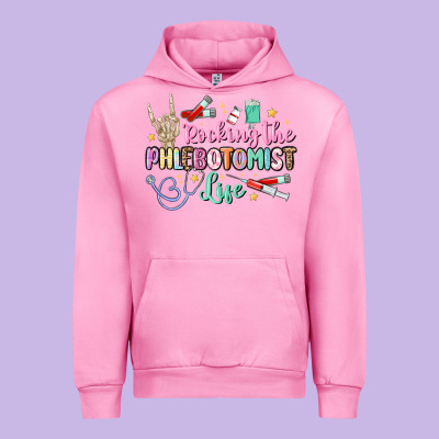 Rocking The Phlebotomist Life Urban Hoodie Designed By Maliassmallbusiness