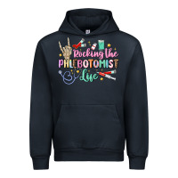 Navy rocking the phlebotomist life Urban Hoodie - MaliasSmallBusiness