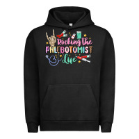 Pigment Black rocking the phlebotomist life Urban Hoodie - MaliasSmallBusiness