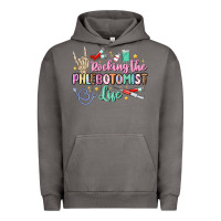 Pigment Tornado rocking the phlebotomist life Urban Hoodie - MaliasSmallBusiness