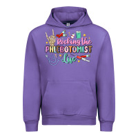 Tulip rocking the phlebotomist life Urban Hoodie - MaliasSmallBusiness