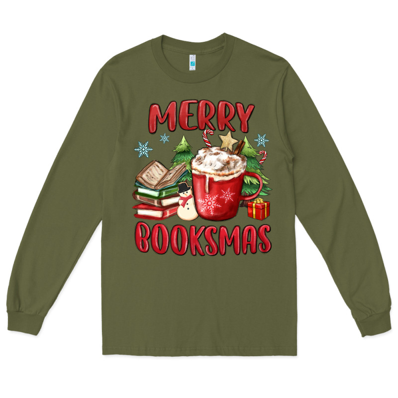 Merry Booksmas Long Sleeve Tee by MaliasSmallBusiness | Teevron