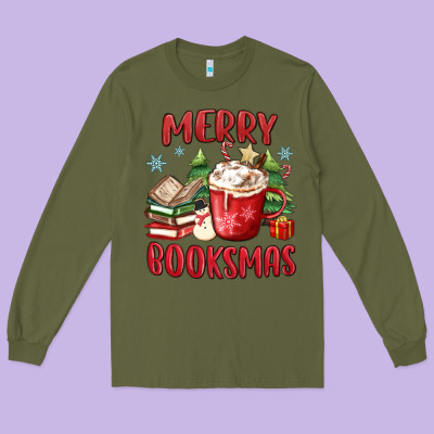 Long Sleeve Tee merry booksmas