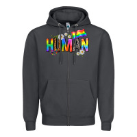 Smoke human with daisies Zipper Hoodie - texasbilliewilder