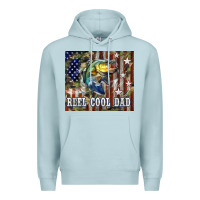Blue Mist Western Reel Cool Dad Bass Premium Hoodie - LillyAllenDesigns