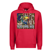 Cardinal Western Reel Cool Dad Bass Premium Hoodie - LillyAllenDesigns