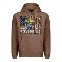 Chestnut Western Reel Cool Dad Bass Premium Hoodie - LillyAllenDesigns
