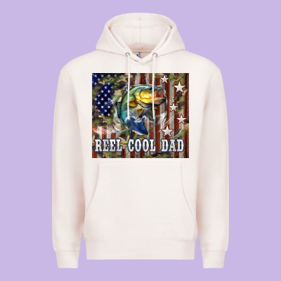 Western Reel Cool Dad Bass Premium Hoodie Designed By Lillyallendesigns