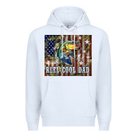 White Western Reel Cool Dad Bass Premium Hoodie - LillyAllenDesigns