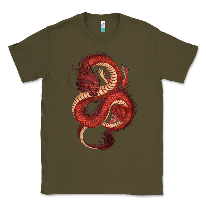 Red Dragon Classic Tee by RanaPortraitStore | Teevron