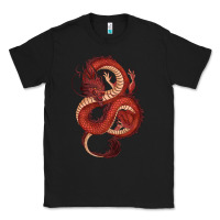Black red dragon Classic Tee - RanaPortraitStore