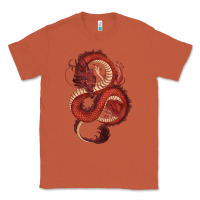 Copper red dragon Classic Tee - RanaPortraitStore