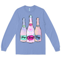 Colony Blue pop clink fizz champagne bubbly Long Sleeve Tee - MaliasSmallBusiness