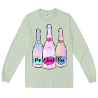 Matcha pop clink fizz champagne bubbly Long Sleeve Tee - MaliasSmallBusiness