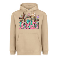Mushroom He is risen Easter Day Heavyweight Hoodie - CowGirlArtShop