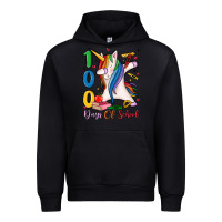 Black 100 days of school Urban Hoodie - MaliasSmallBusiness