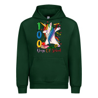 Forest Green 100 days of school Urban Hoodie - MaliasSmallBusiness
