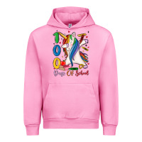 Fuchsia Pink 100 days of school Urban Hoodie - MaliasSmallBusiness