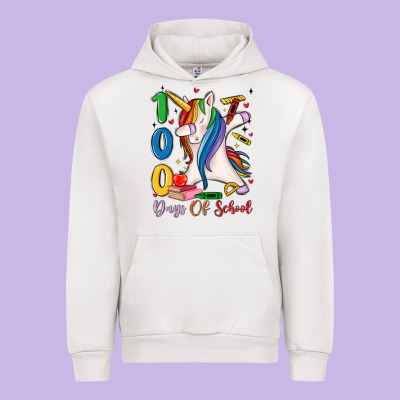 100 Days Of School Urban Hoodie Designed By Maliassmallbusiness