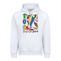 White 100 days of school Urban Hoodie - MaliasSmallBusiness