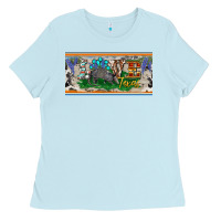 Baby Blue love texas armadillo license plate Ladies Tee - BarkalooDesign
