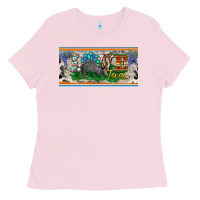 Bubblegum Pink love texas armadillo license plate Ladies Tee - BarkalooDesign