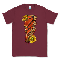 Burgundy sport basketball lightning bolt Classic Tee - texasbilliewilder