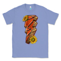 Colony Blue sport basketball lightning bolt Classic Tee - texasbilliewilder