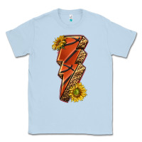 Dusty Blue sport basketball lightning bolt Classic Tee - texasbilliewilder