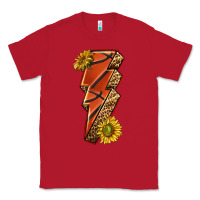 Red sport basketball lightning bolt Classic Tee - texasbilliewilder
