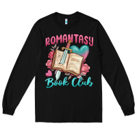 Black romantasy book club Long Sleeve Tee - MaliasSmallBusiness