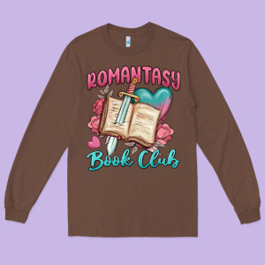 Romantasy Book Club Long Sleeve Tee Designed By Maliassmallbusiness