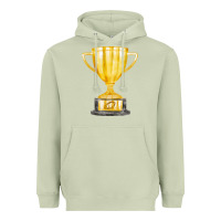 Matcha throphy cup Heavyweight Hoodie - FaDigitalArtStudio