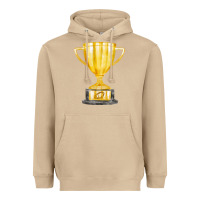 Mushroom throphy cup Heavyweight Hoodie - FaDigitalArtStudio