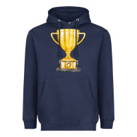 Navy throphy cup Heavyweight Hoodie - FaDigitalArtStudio