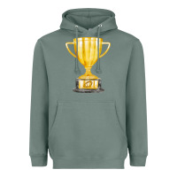 Sage throphy cup Heavyweight Hoodie - FaDigitalArtStudio