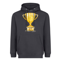 Smoke throphy cup Heavyweight Hoodie - FaDigitalArtStudio