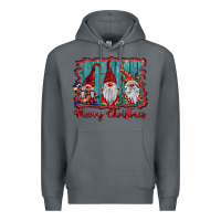 Rock merry christmas gnomes Premium Hoodie - BarkalooDesign