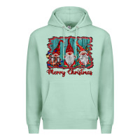 Seafoam merry christmas gnomes Premium Hoodie - BarkalooDesign
