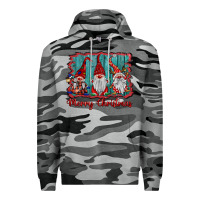 Slate Camo merry christmas gnomes Premium Hoodie - BarkalooDesign
