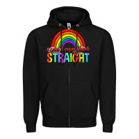 Black i cant even think straight Zipper Hoodie - texasbilliewilder