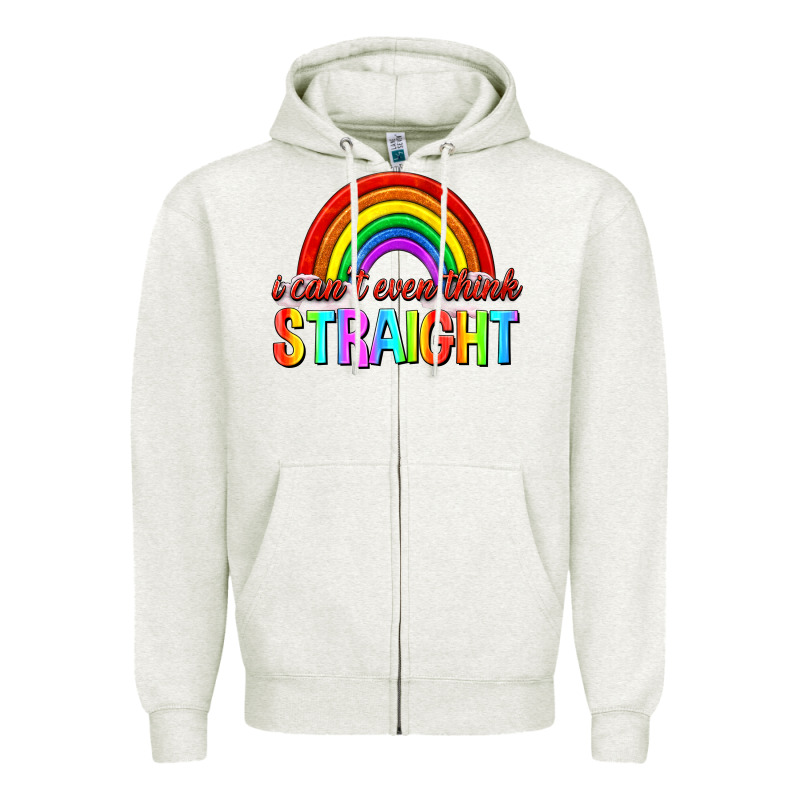 I Cant Even Think Straight Zipper Hoodie by texasbilliewilder | Teevron