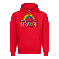 Red i cant even think straight Zipper Hoodie - texasbilliewilder