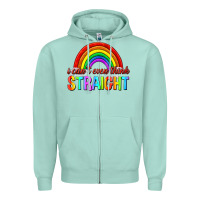Seafoam i cant even think straight Zipper Hoodie - texasbilliewilder