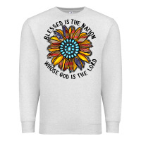 Oatmeal Heather blessed is the nation whose god is the lord Premium Sweatshirt - CowhideDigitalArt